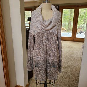 100% cotton cowl neck sweater